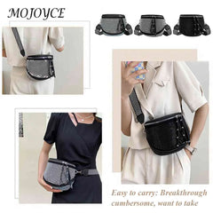 Fashion Wide Strap Chest Bag for Shopping