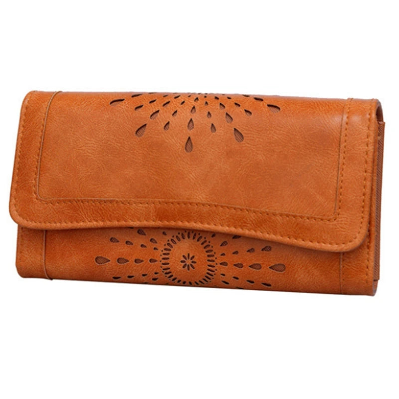 Retro Tri-Fold Wallet - Stylish and High-Quality
