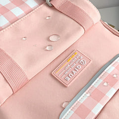 Stylish Waterproof Schoolbag For Girls Backpack Teen Traveling Knapsack