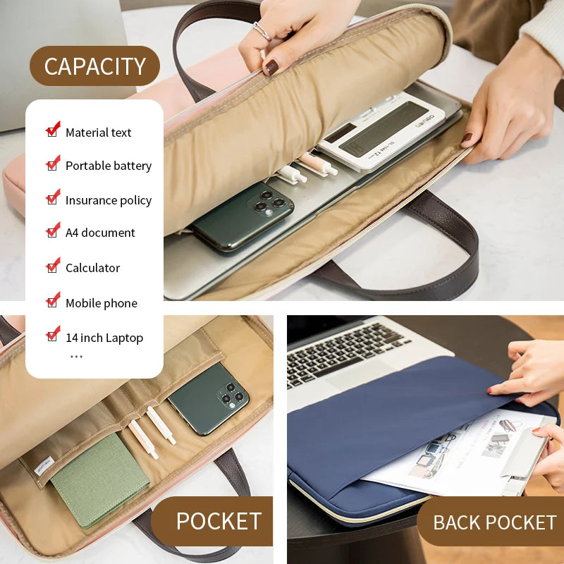 Stylish Lightweight 14 Inch Laptop Bag for Women