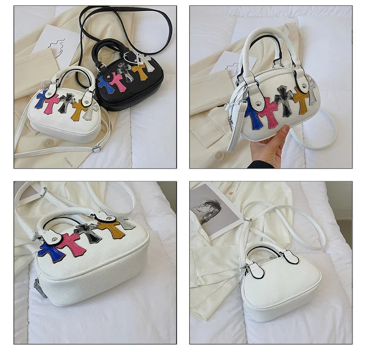Retro Bowling Bag Women Gothic Cross Body Pillow Bag Gift