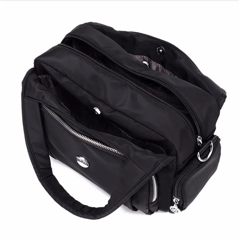 Stylish Shoulder Messenger Bag Waterproof Lady Casual Handbag Nylon Bag