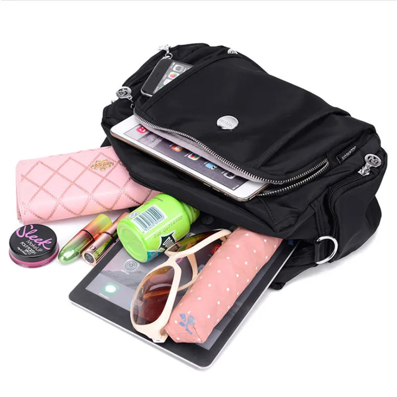 Stylish Shoulder Messenger Bag Waterproof Lady Casual Handbag Nylon Bag