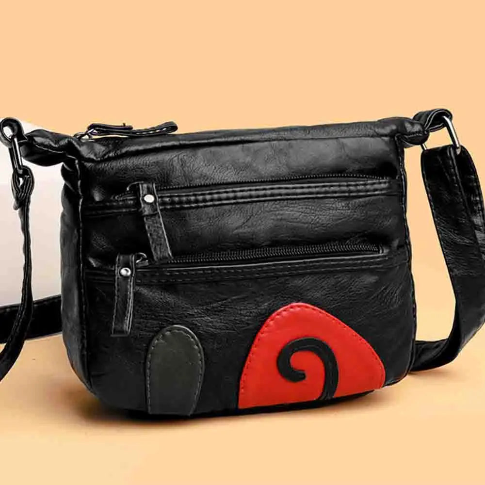 Fashionable Women Bag Tote PU Leather Shoulder Bags Crossbody Handbag