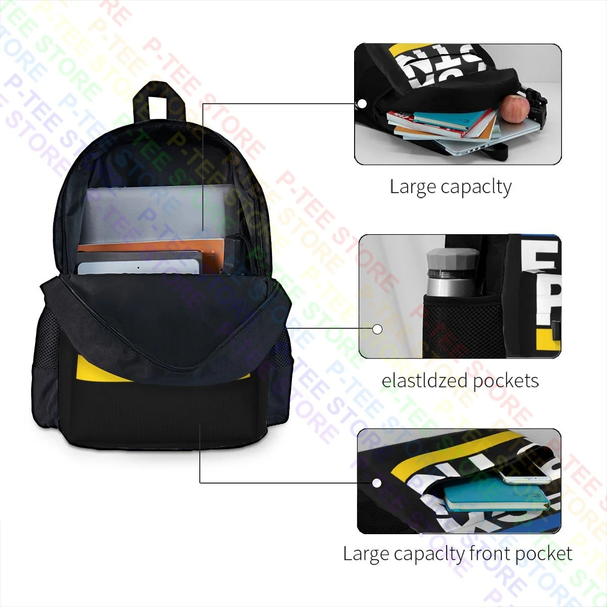 Classic Backpack School Training Gym Tote Bag