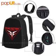 Fear Backpack Large Capacity Travel Style Shopping Bag Outdoor Running