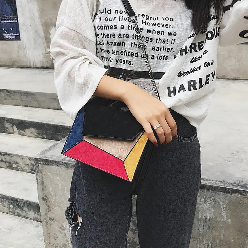 Female Chain Ins of Ladle Bag Shoulder Inclined Envelope Bag