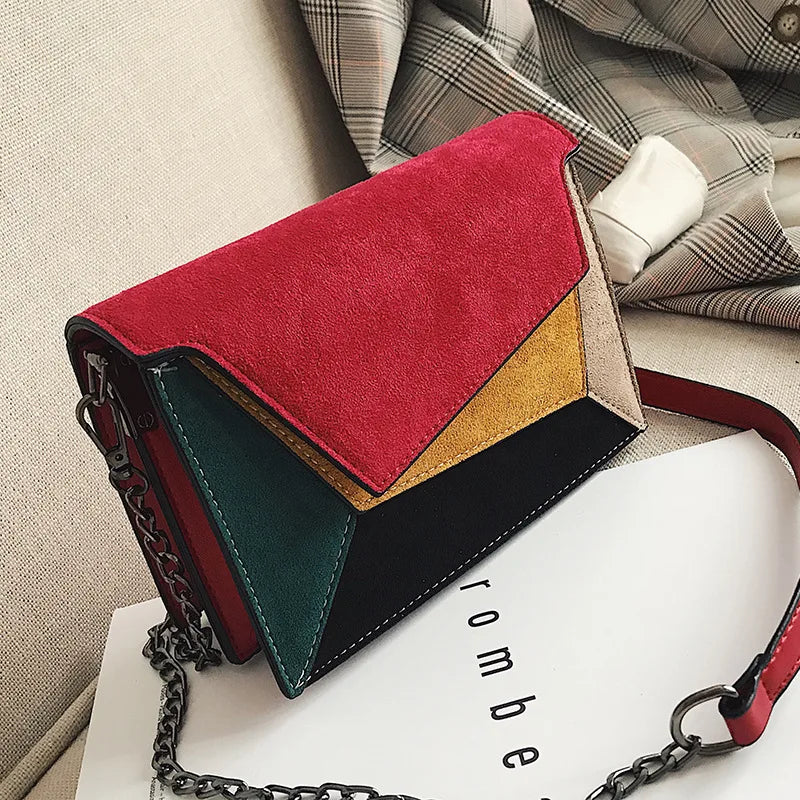 Female Chain Ins of Ladle Bag Shoulder Inclined Envelope Bag