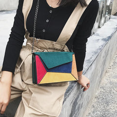 Female Chain Ins of Ladle Bag Shoulder Inclined Envelope Bag