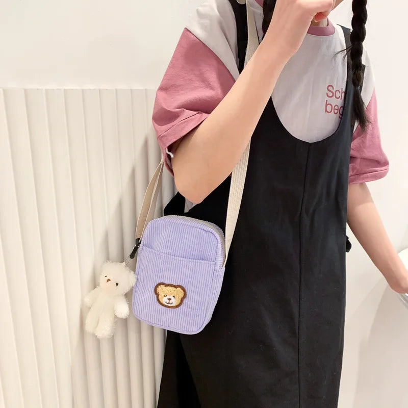 Sweet Girl Mini Shoulder Bag Small Japanese Mobile Phone Pouch