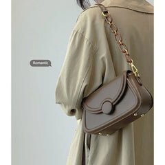Vintage Crossbody Bag Soft PU Leather Tote Boston Handbag for Women E796