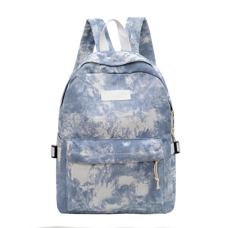 Casual Classics Women Nylon Backpack Women Shoulder Bag Solid School Bag