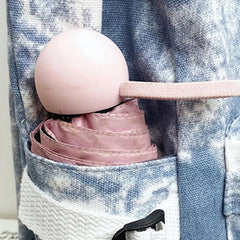 Casual Classics Women Nylon Backpack Women Shoulder Bag Solid School Bag