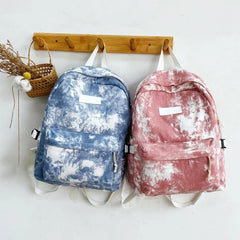 Casual Classics Women Nylon Backpack Women Shoulder Bag Solid School Bag