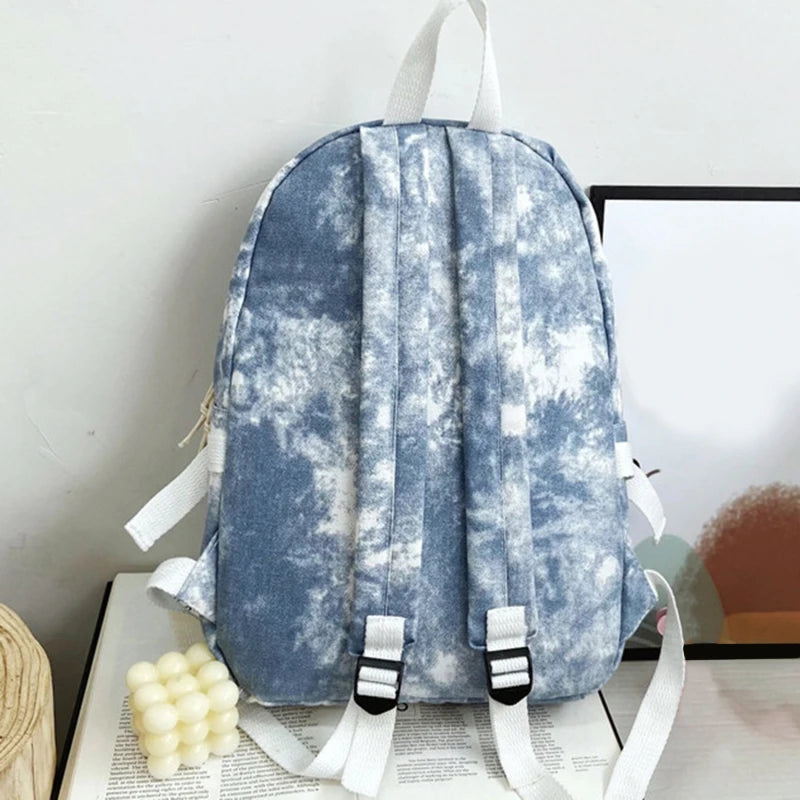 Casual Classics Women Nylon Backpack Women Shoulder Bag Solid School Bag