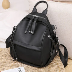 Female Backpack Multifunction PU Leather School Shoulder Bag Travel Bag E602