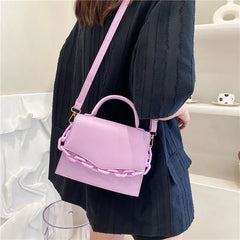 Thick Chain Small Crossbody Bag Candy Shoulder Handbag