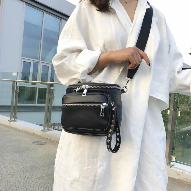 Women's Belt Waist Bag Shoulder Wallets for Ladies