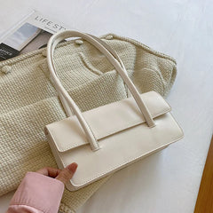 Soft Leather Shoulder Bag for Women Evening Summer
