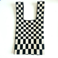 Female Woolen Knitted Braid Crossbody Bag Teen Crochet Winter Shoulder Tote