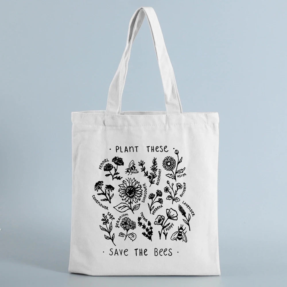 Female Canvas Shoulder Tote Beach Handbag Travel Bag Shopper Bags for Ladies