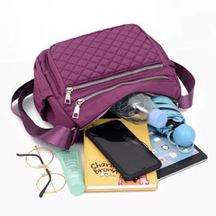 Female Canvas Single Shoulder Bag Large-capacity Dumpling Bag