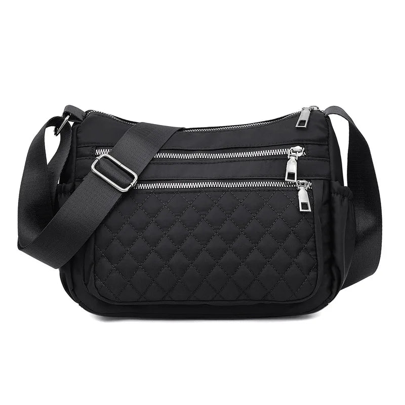 Female Canvas Single Shoulder Bag Large-capacity Dumpling Bag