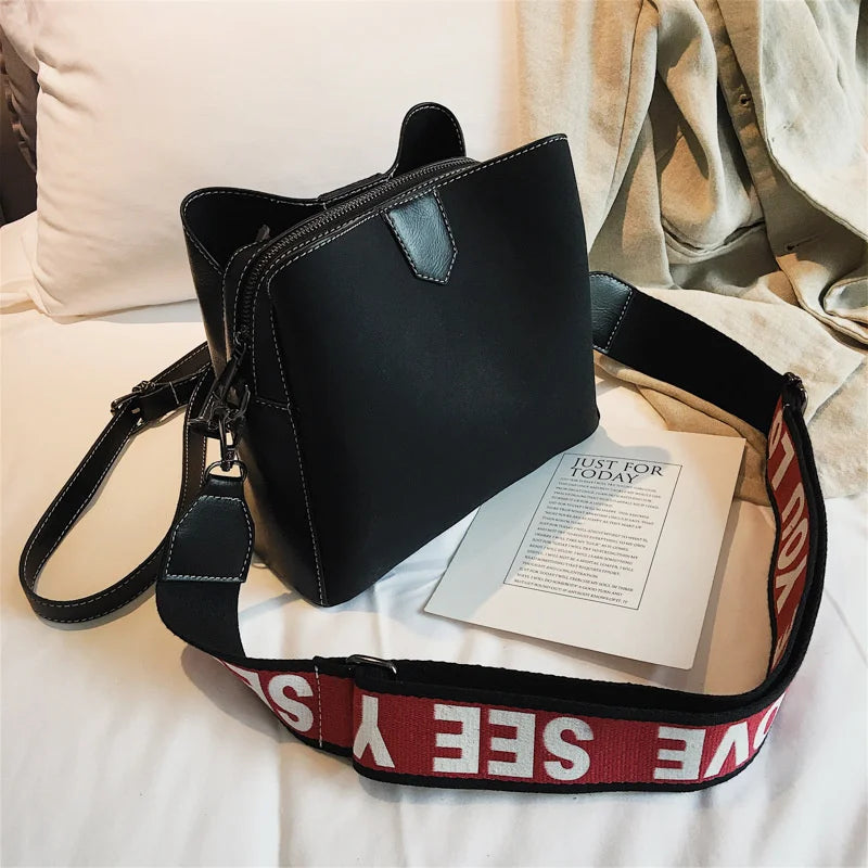 Women's Crossbody Bag Pu Leather Handbag Shoulder Messenger Sac a Main