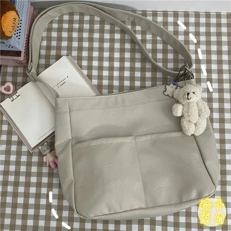 Brown Retro Shoulder Bags Female Sets Flap Bag Women Shoulder Bag