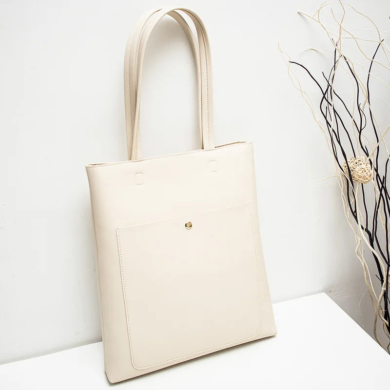 Women Bag Large Capacity PU Leather Shoulder Bag Tote Bag