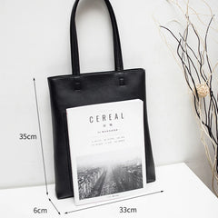 Women Bag Large Capacity PU Leather Shoulder Bag Tote Bag