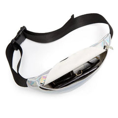 Women's Pink Laser Waist Bag