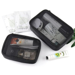 Women's Mesh Transparent Makeup Bag Travel Portable Mini Storage