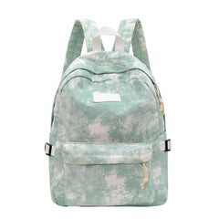 Female Nylon Backpack Tie Dye Women Shoulder Bag School Bag for Teenage Girl