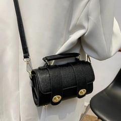 Women's Leather Shoulder Bag Top Handle Crossbody Bag Casual Messenger Bag