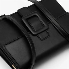 Women's Shoulder Bag Lock Twist Braid Square Bag