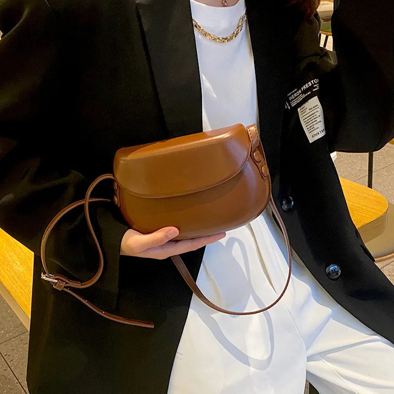 Women's Mini PU Leather Crossbody Sling Bag