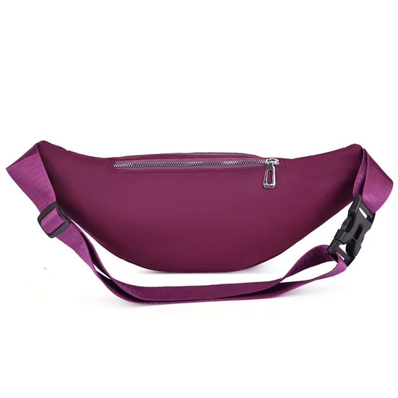 Women's Large Capacity Waist Bag, Purple