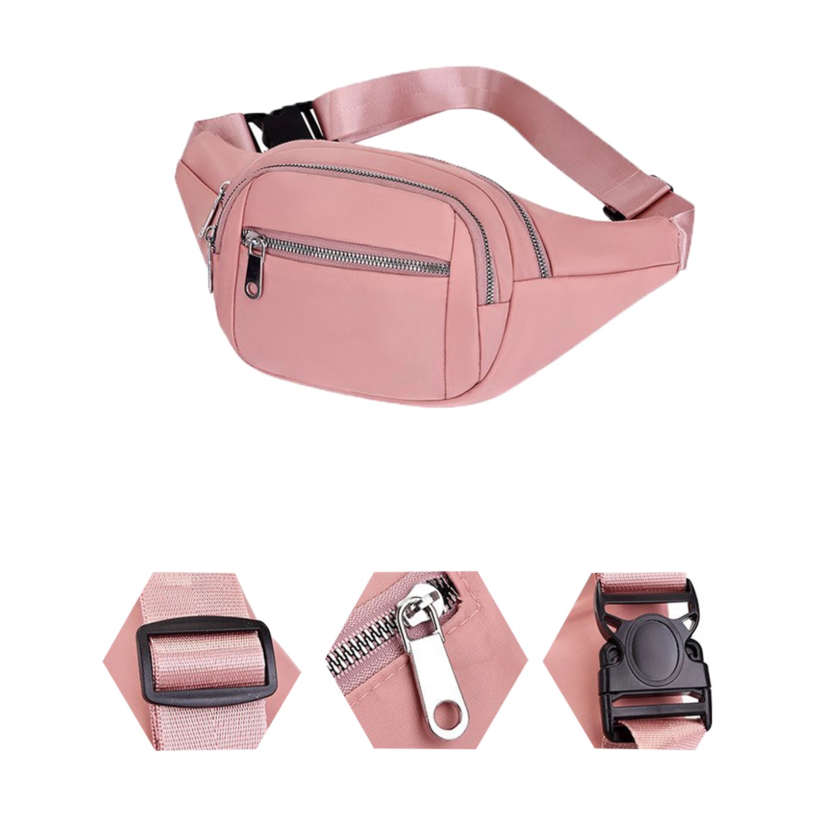 Women's Waist Bag Large Capacity Multipurpose Chest Pack