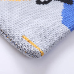 Women Winter Knitted Shoulder Bag Tote Retro Vintage Stylish Handbag