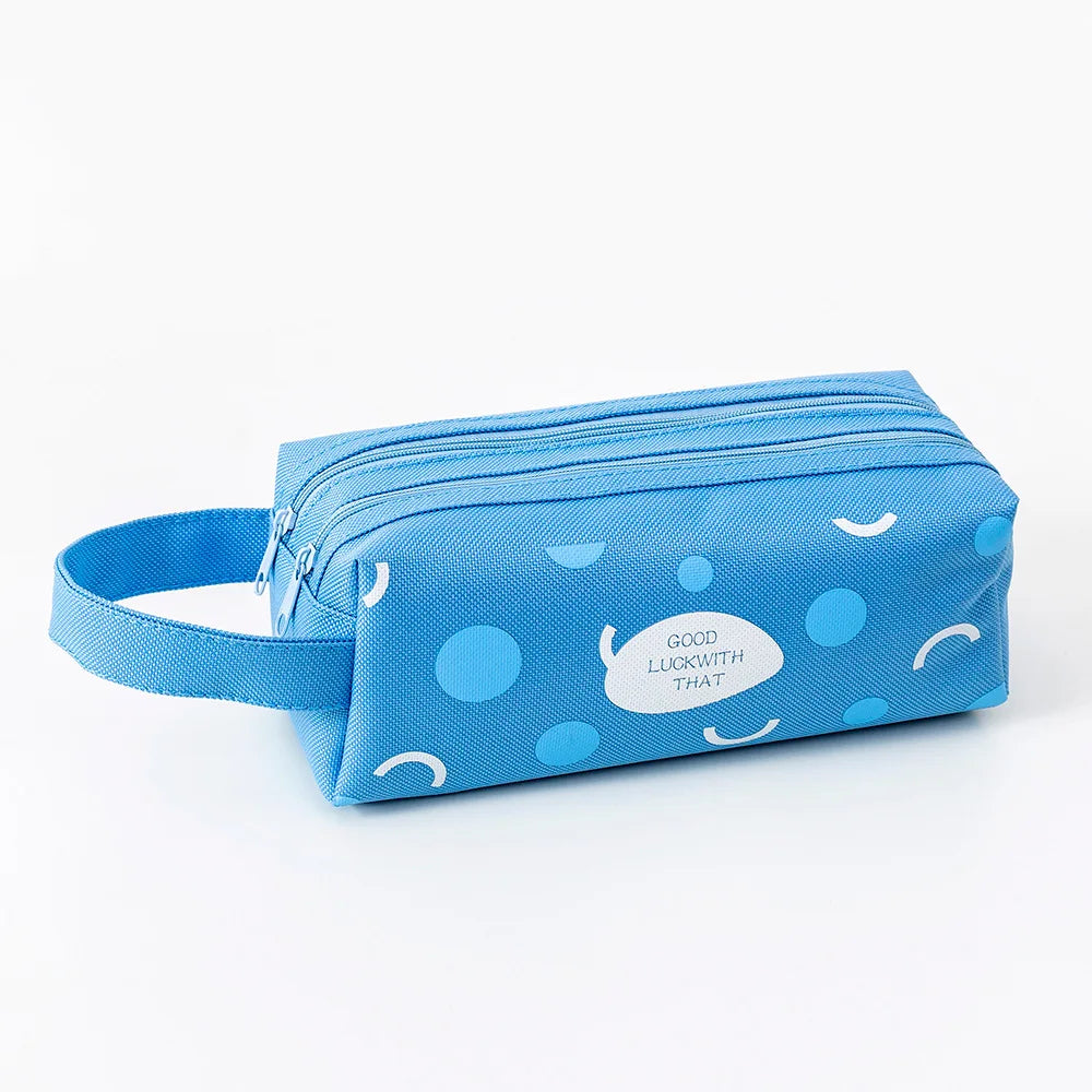 Kids School Pen Pencil Bag Waterproof Stationery Student Pencil Case