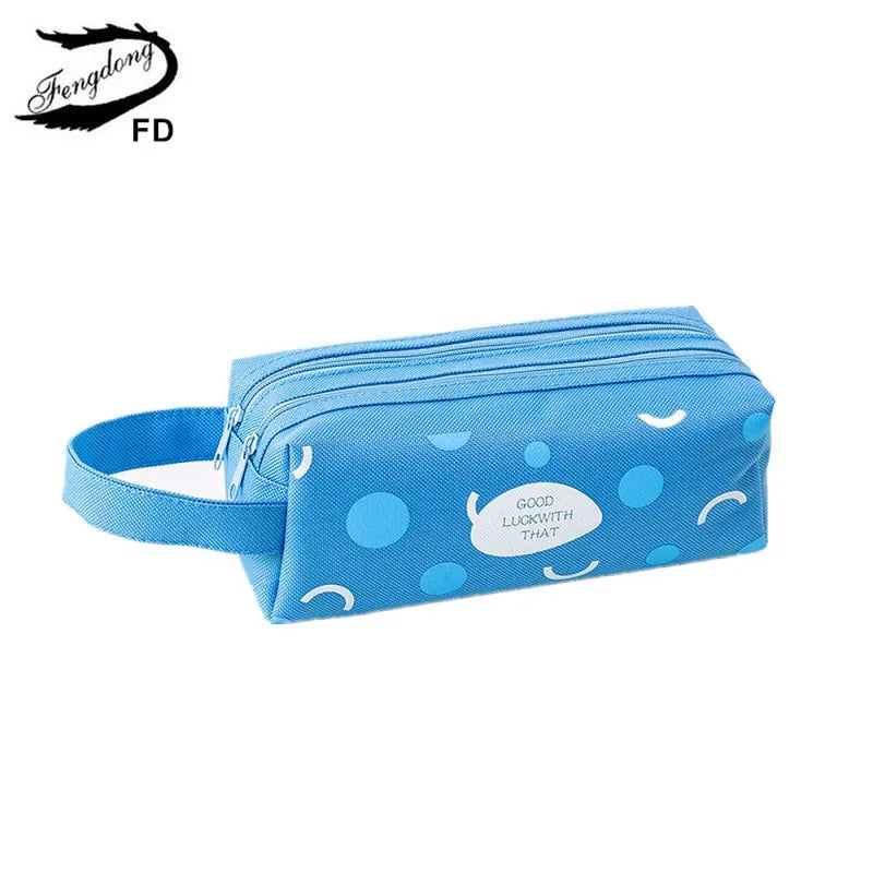 Kids School Pen Pencil Bag Waterproof Stationery Student Pencil Case