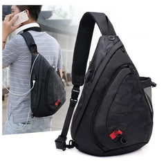 Camouflage Sling Chest Bag Waterproof Small Crossbody Bag