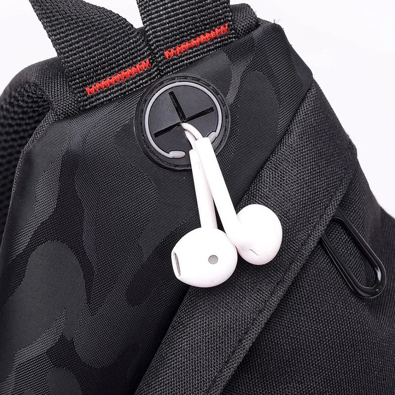 Camouflage Sling Chest Bag Waterproof Small Crossbody Bag