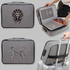 Lockbox Folder Storage Office Document Handbags