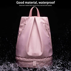 Women's Waterproof Beach Backpack with Wet Dry Separation