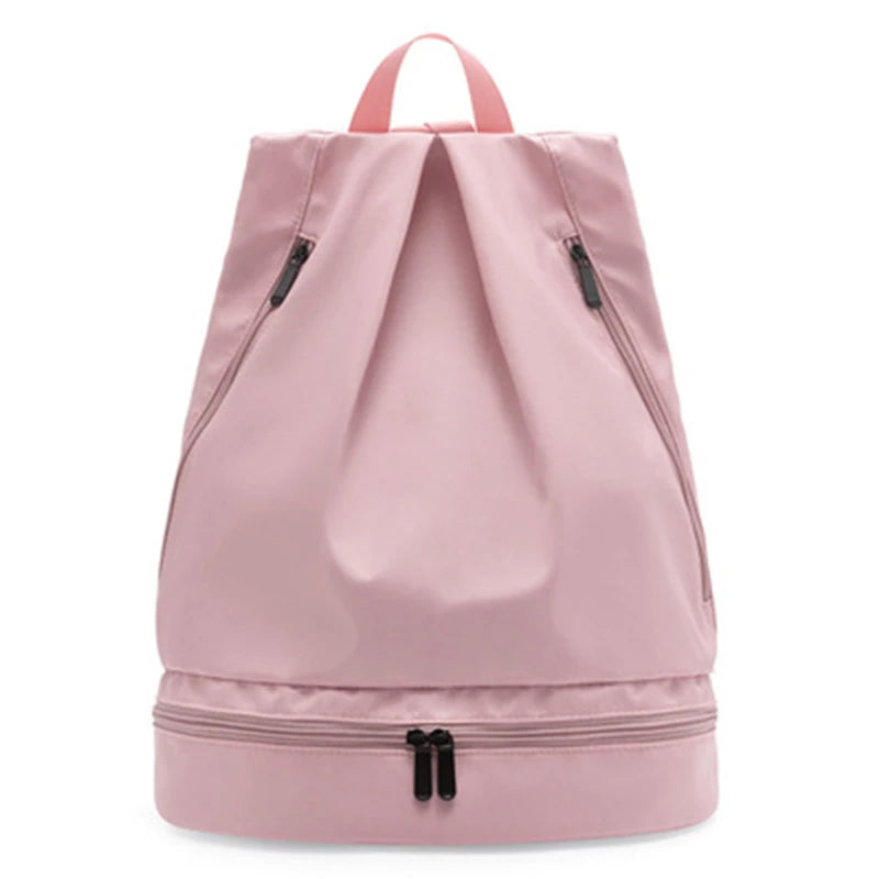 Women's Fitness Bag with Wet Dry Separation Waterproof Beach Backpack