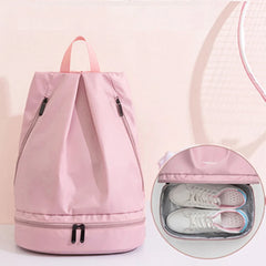 Women's Swimming Bag Wet Dry Separation Waterproof Beach Storage Backpack