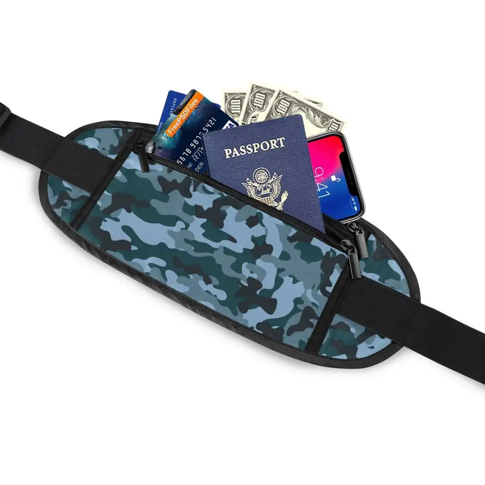Camouflage Sport Waist Pack Running Travel Pouch