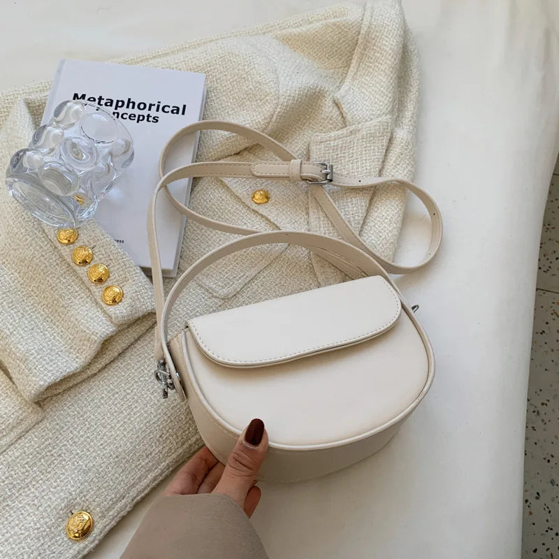 Women's Flap Shoulder Bag PU Leather Crossbody Handbag